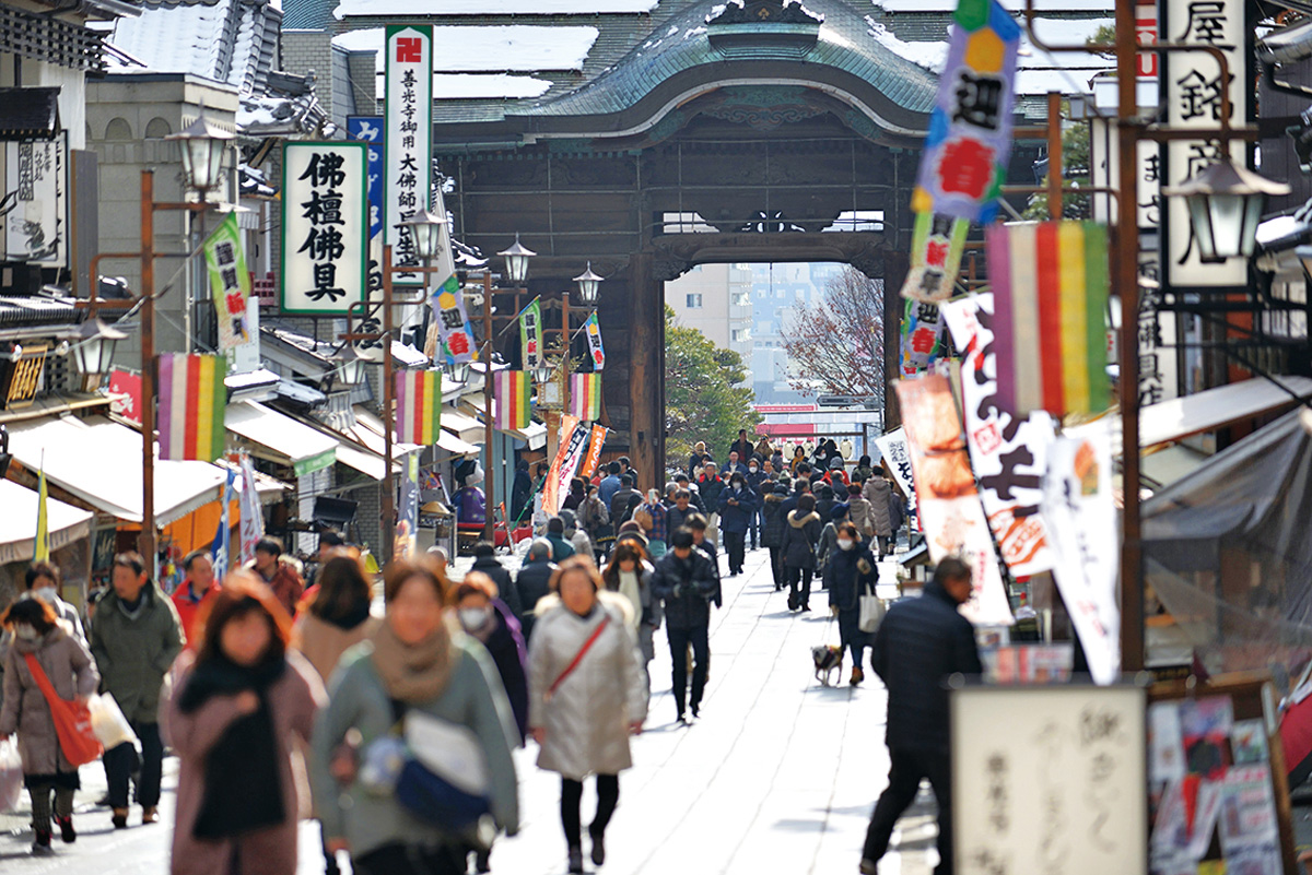 信州善光寺仲見世通り