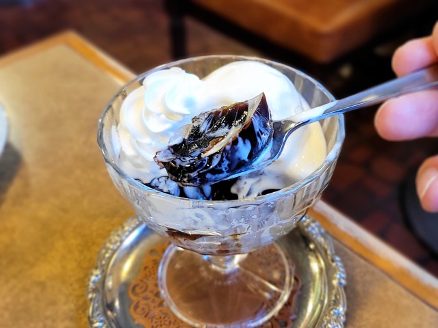 レア美品！純喫茶　銅板　珈琲テーブル　当時物　喫茶店　昭和レトロ　美品 昭和レトロな純喫茶で銅板焼きホットケーキとクリームソーダ