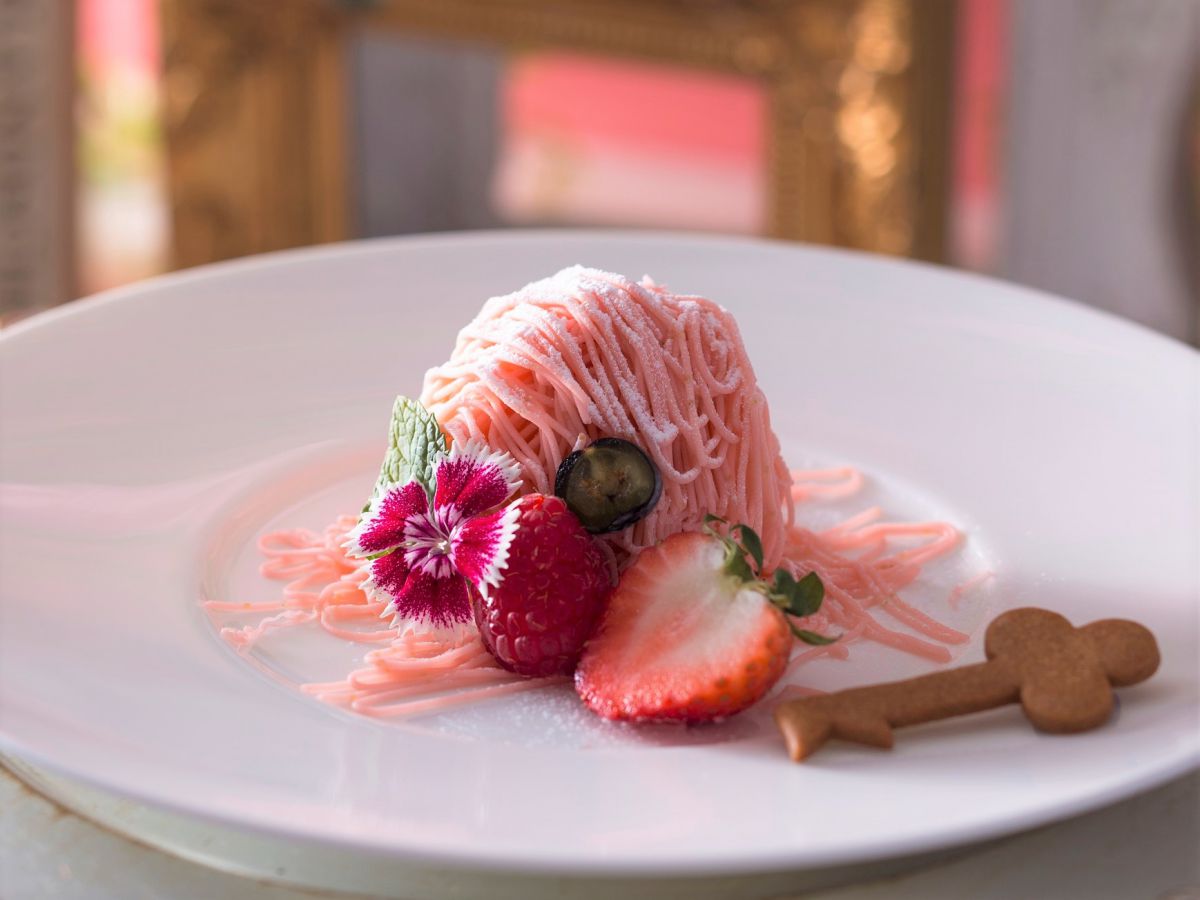 いちごのモンブラン