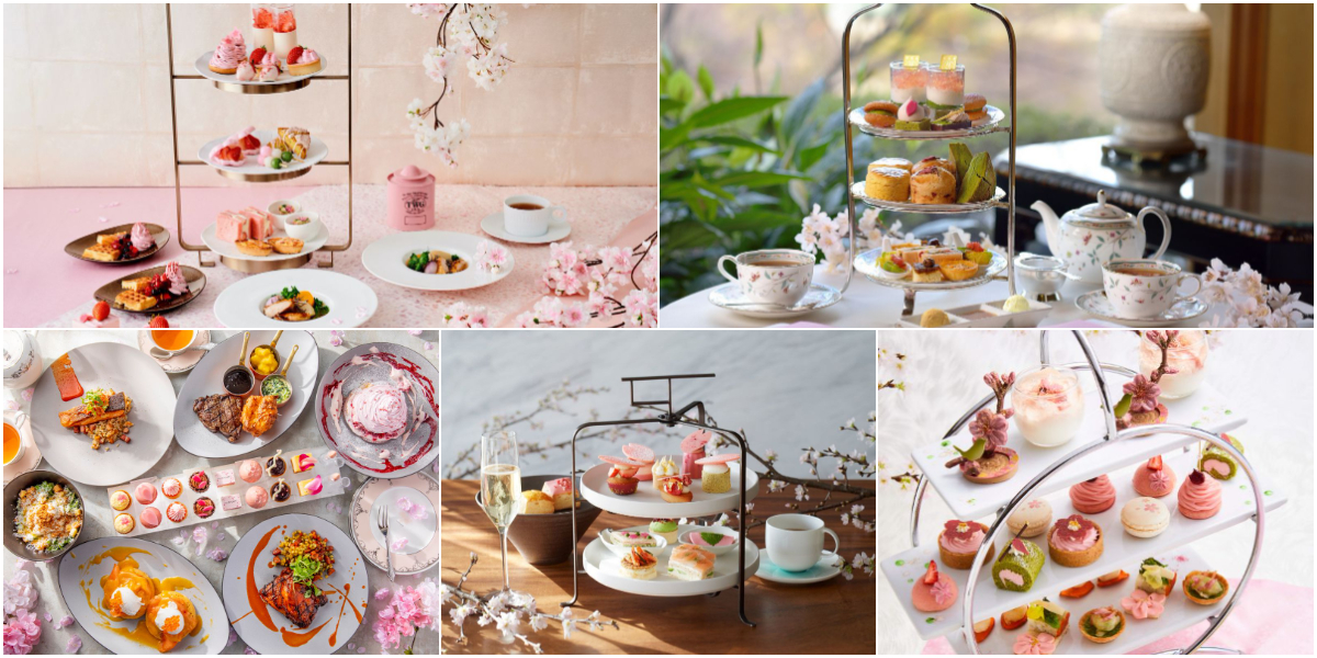 【2022】東京の桜のアフタヌーンティー5選｜スイーツでもお花見をしよう