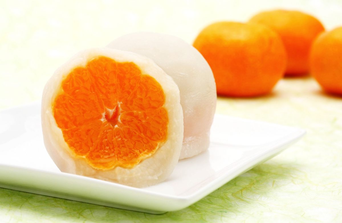 「みかん大福」1個 330円