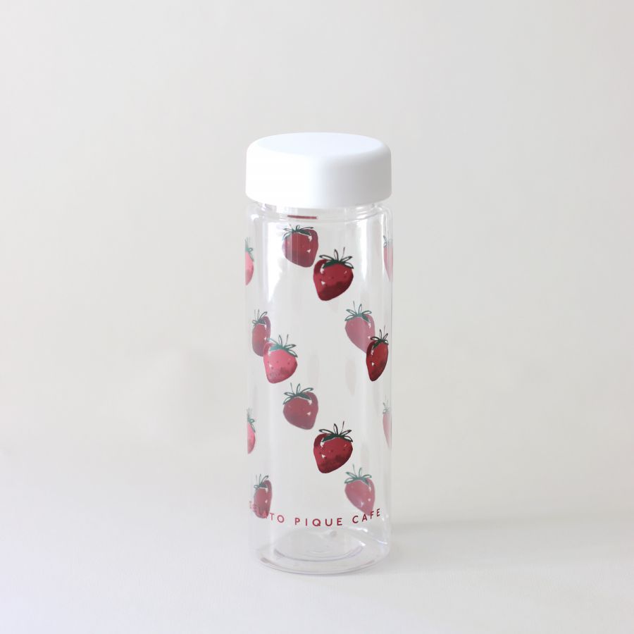 「ストロベリーモチーフクリアボトル」1890円