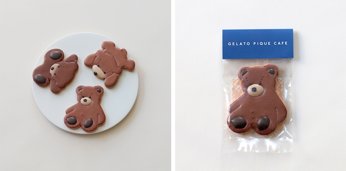 「ピケベアアイシングクッキー」1枚 780円