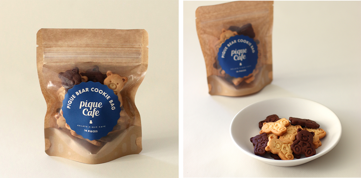 「ピケベアクッキーアソートバッグ」14枚入り 880円