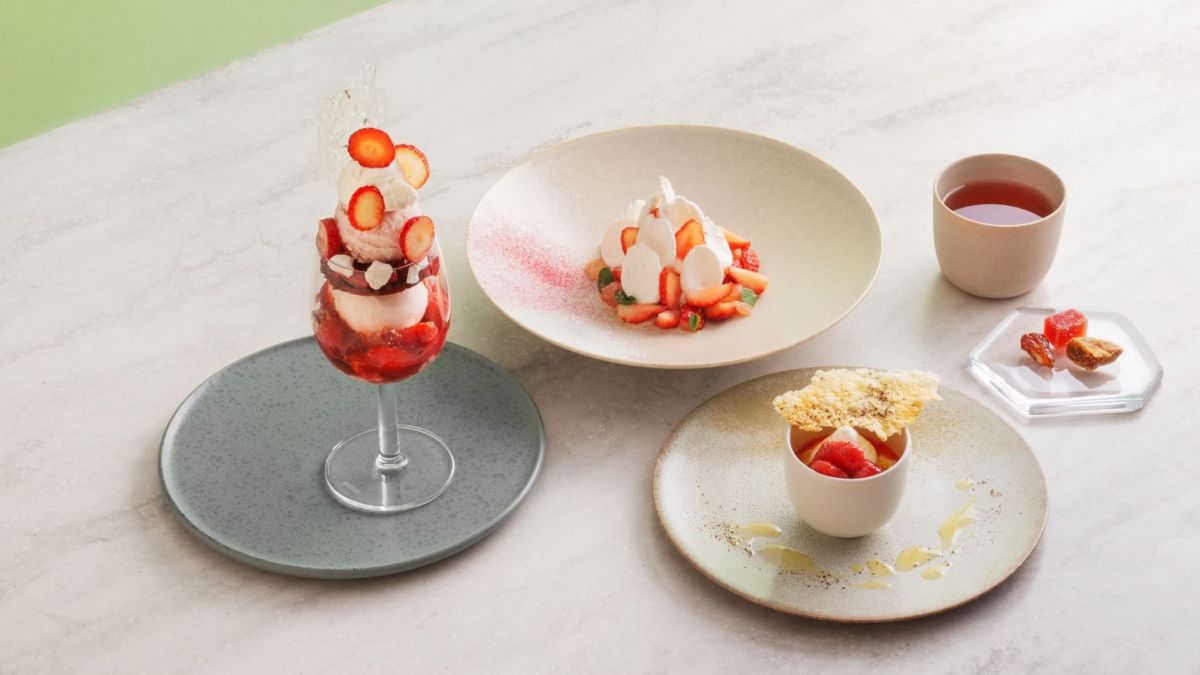 「いちごのフルーコース」4950円　提供期間：～2022年4月25日（月）