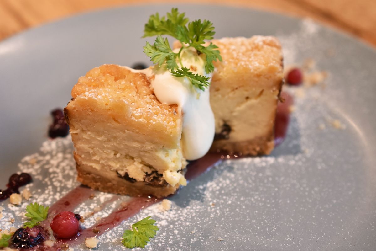 「クランブルのチーズケーキ」715円