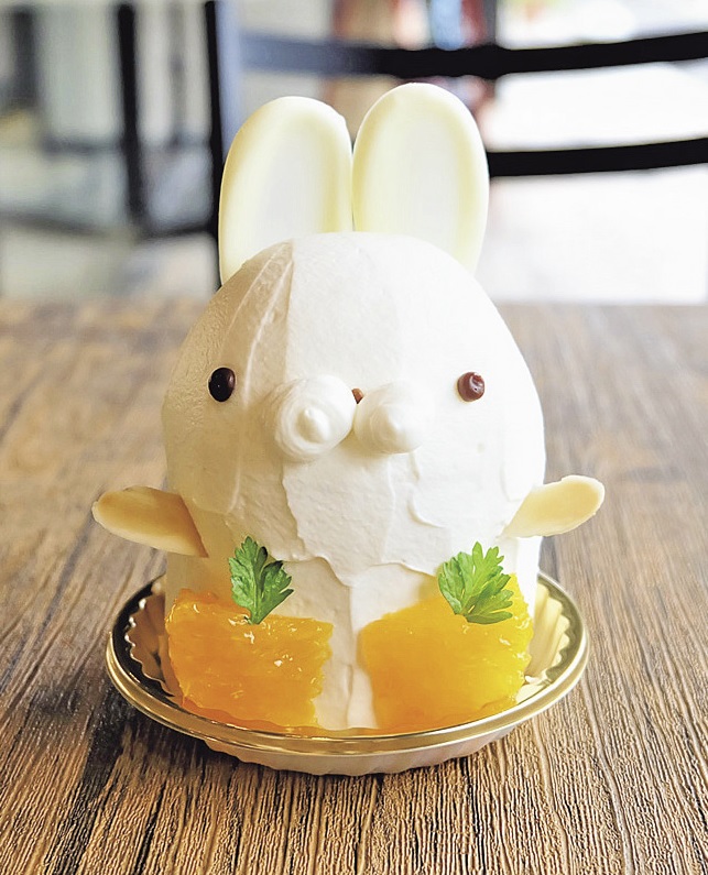 「白うさぎ」462円（テイクアウトは454円）