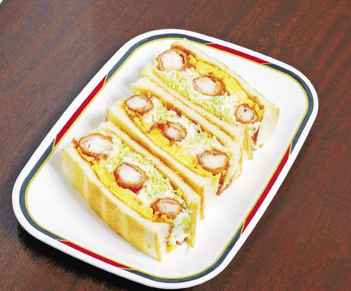 「エビフライサンド」980円