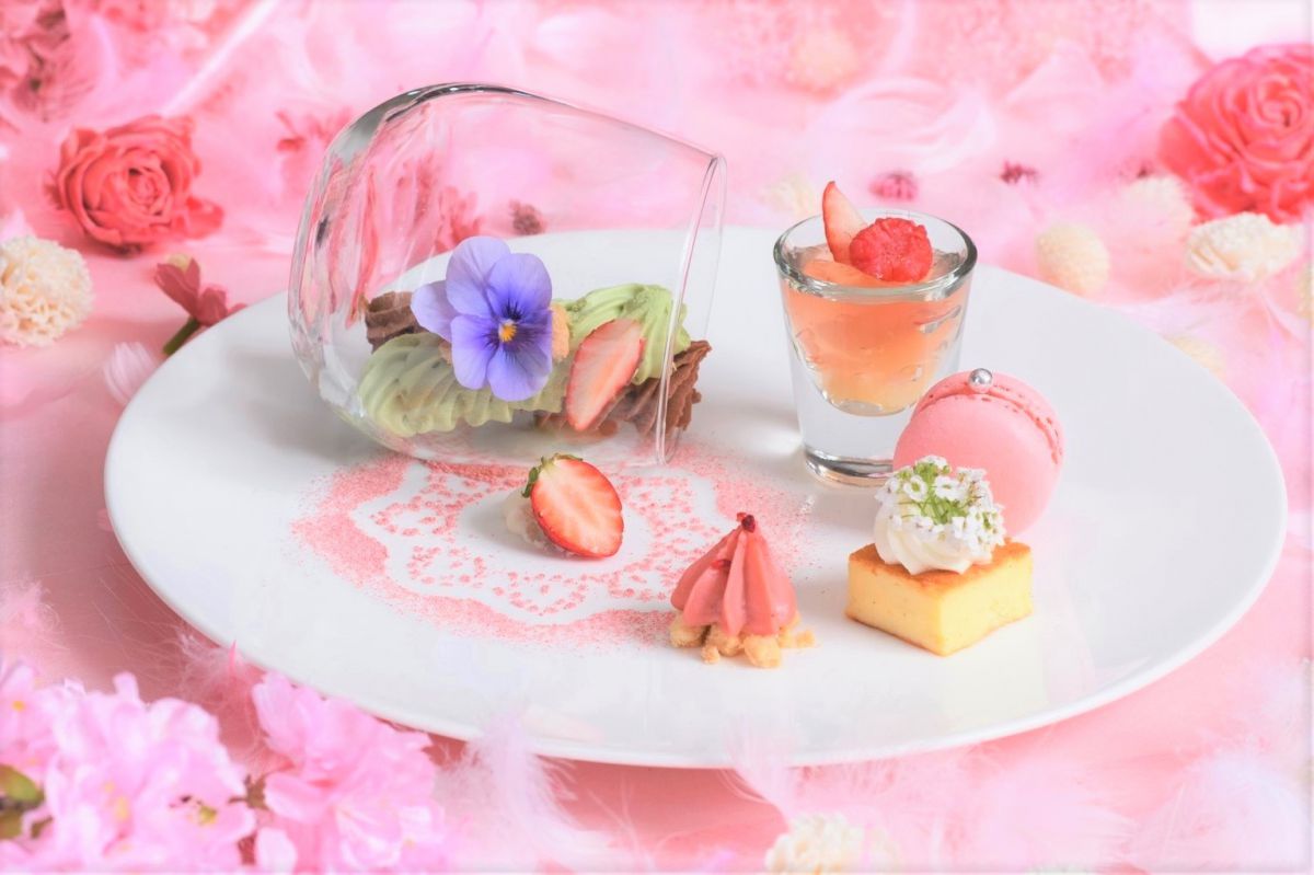 Spring flower plate（スプリング フラワー プレート）1870円