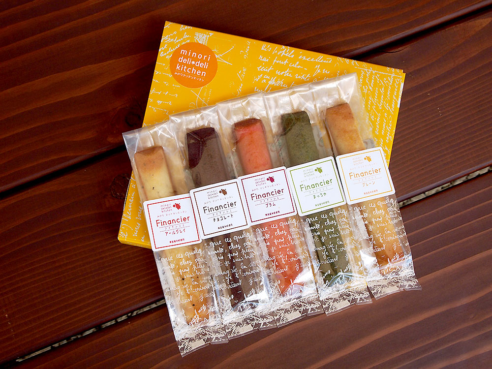 東金産米粉使用 フィナンシェ 5本入り（箱入り）1000円