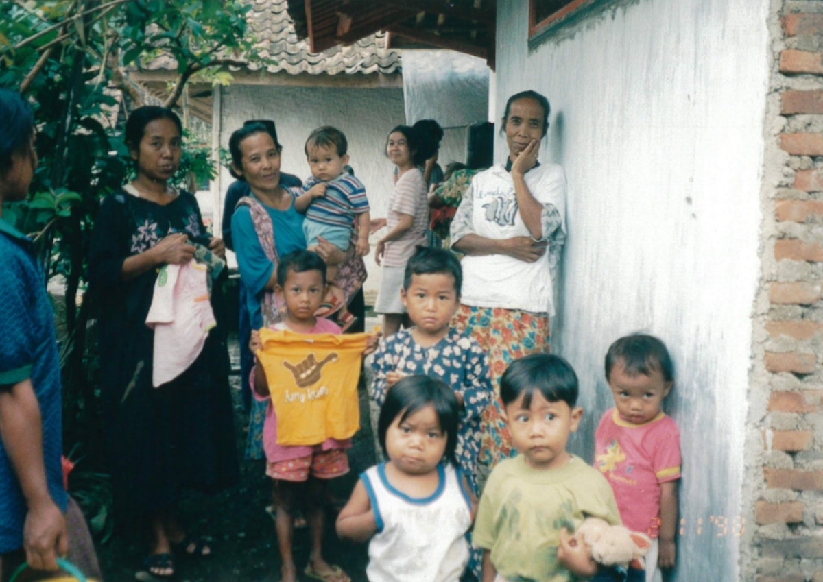 当時、河合さんがときどき滞在していたインドネシアの農村の人びと