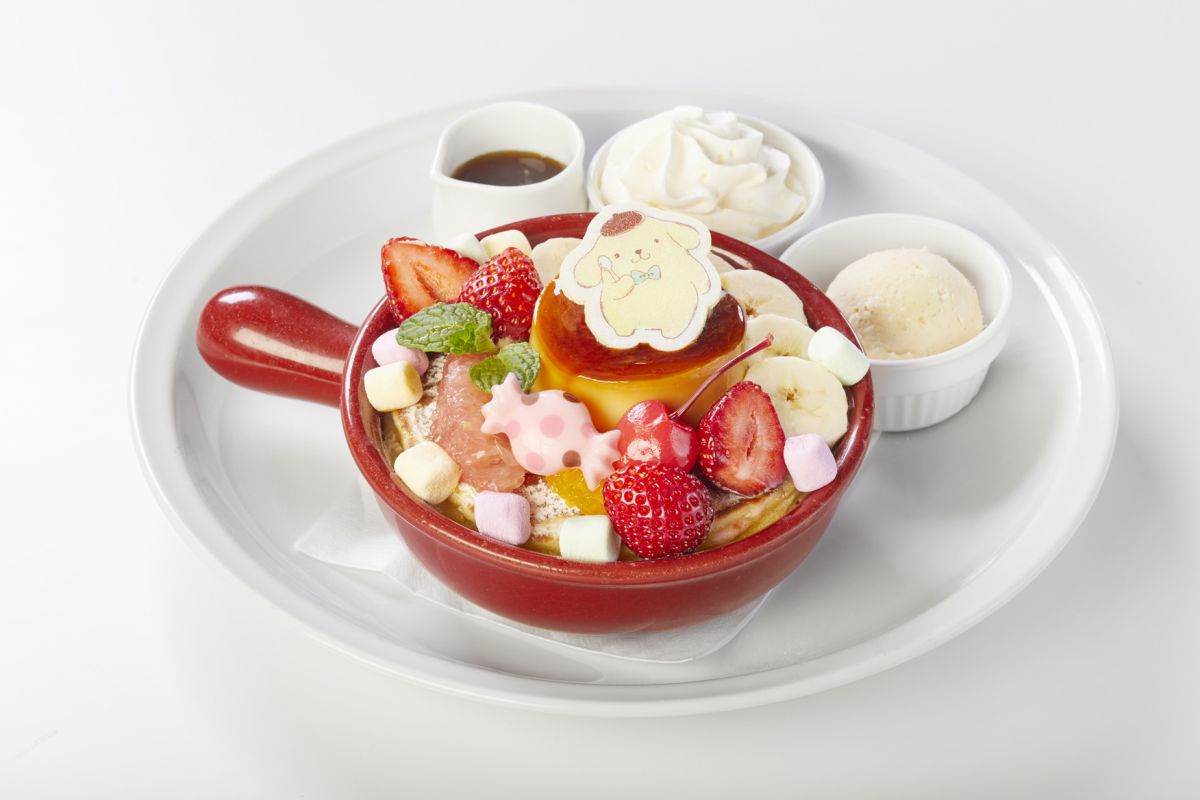 「ポムポムプリン おひるね日和のぽかぽかパンケーキ」1518円