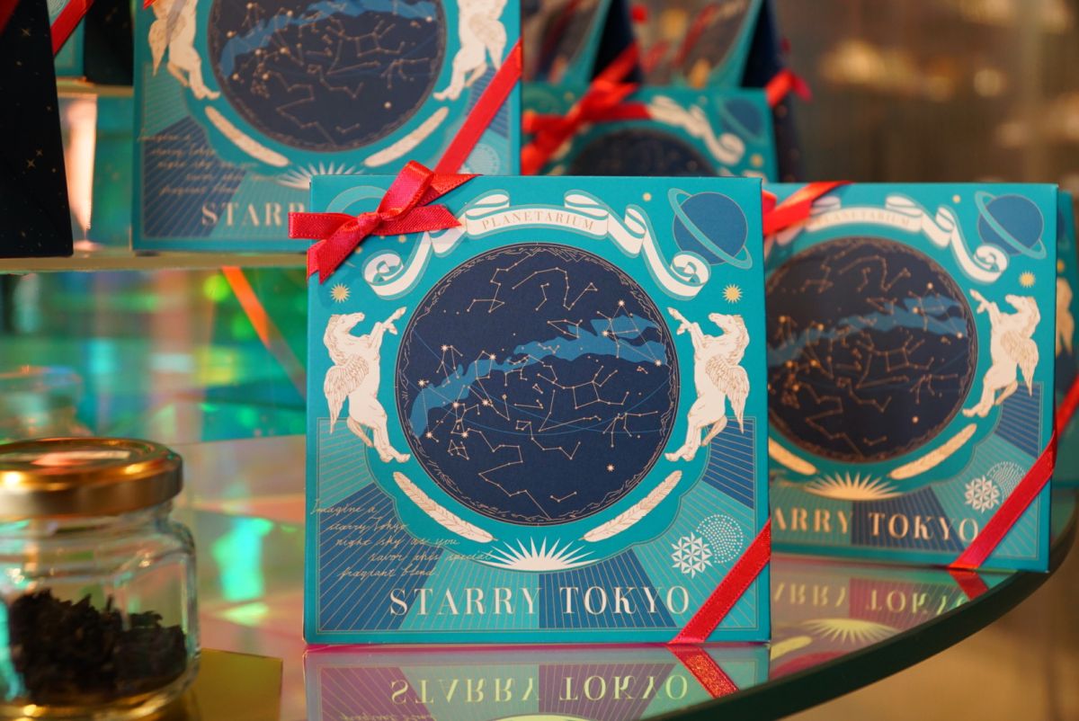 「 GALLERY PLANETARIAオリジナル紅茶“STARRY TOKYO”」680円