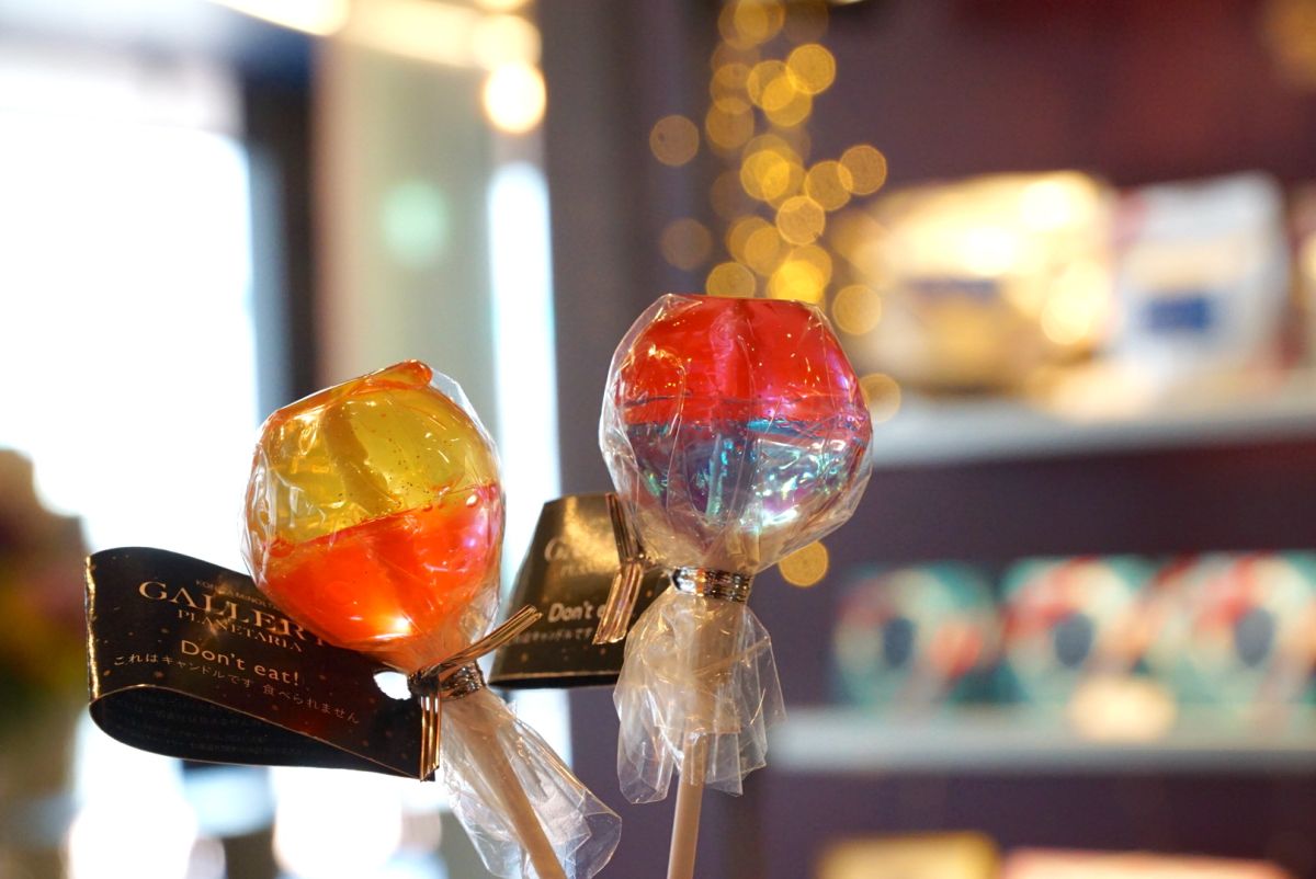 「プラネットロリポップキャンドル」1本660円