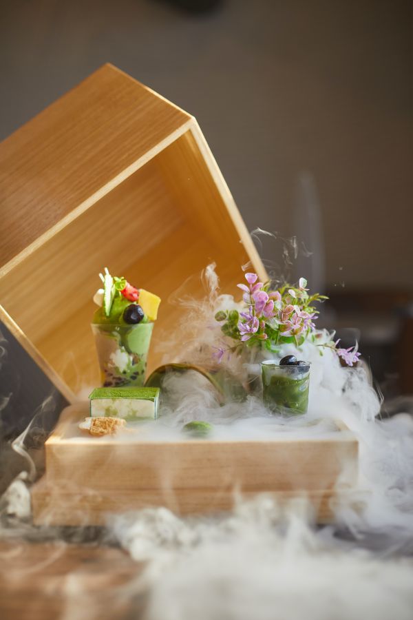 「お抹茶・玉手箱スイーツ」1650円