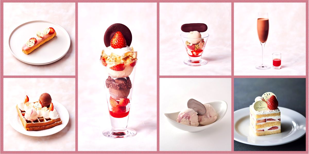 ピエール マルコリーニのカフェで「ストロベリー＆シャンパーニュ」がテーマの春限定メニュー販売開始！