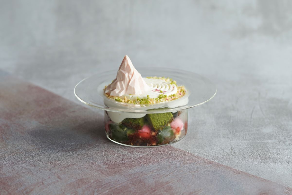 庭園パフェ - 桜の州浜 - 1650円