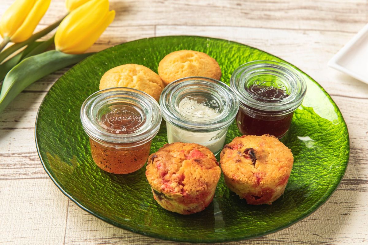 Easter Party～蝶が舞うギャラリーアフタヌーンティー～ スコーン イメージ