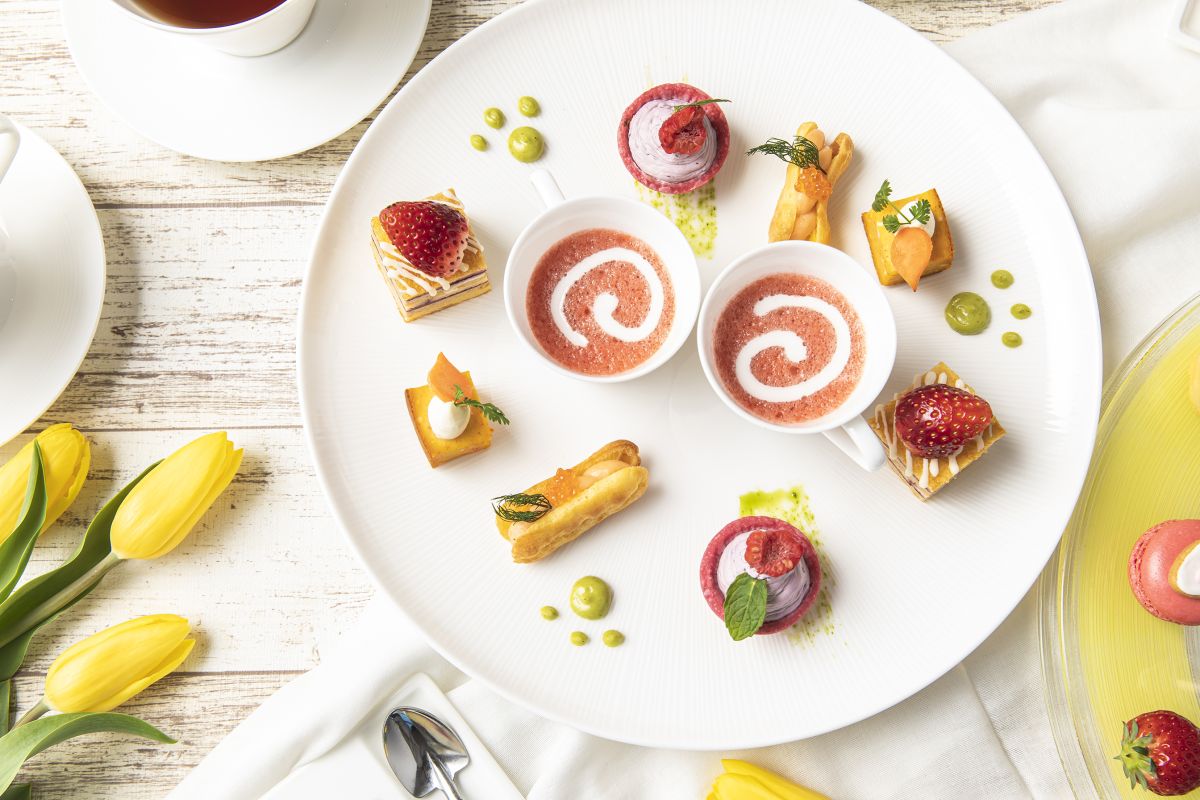 Easter Party～蝶が舞うギャラリーアフタヌーンティー～ セイボリープレート イメージ