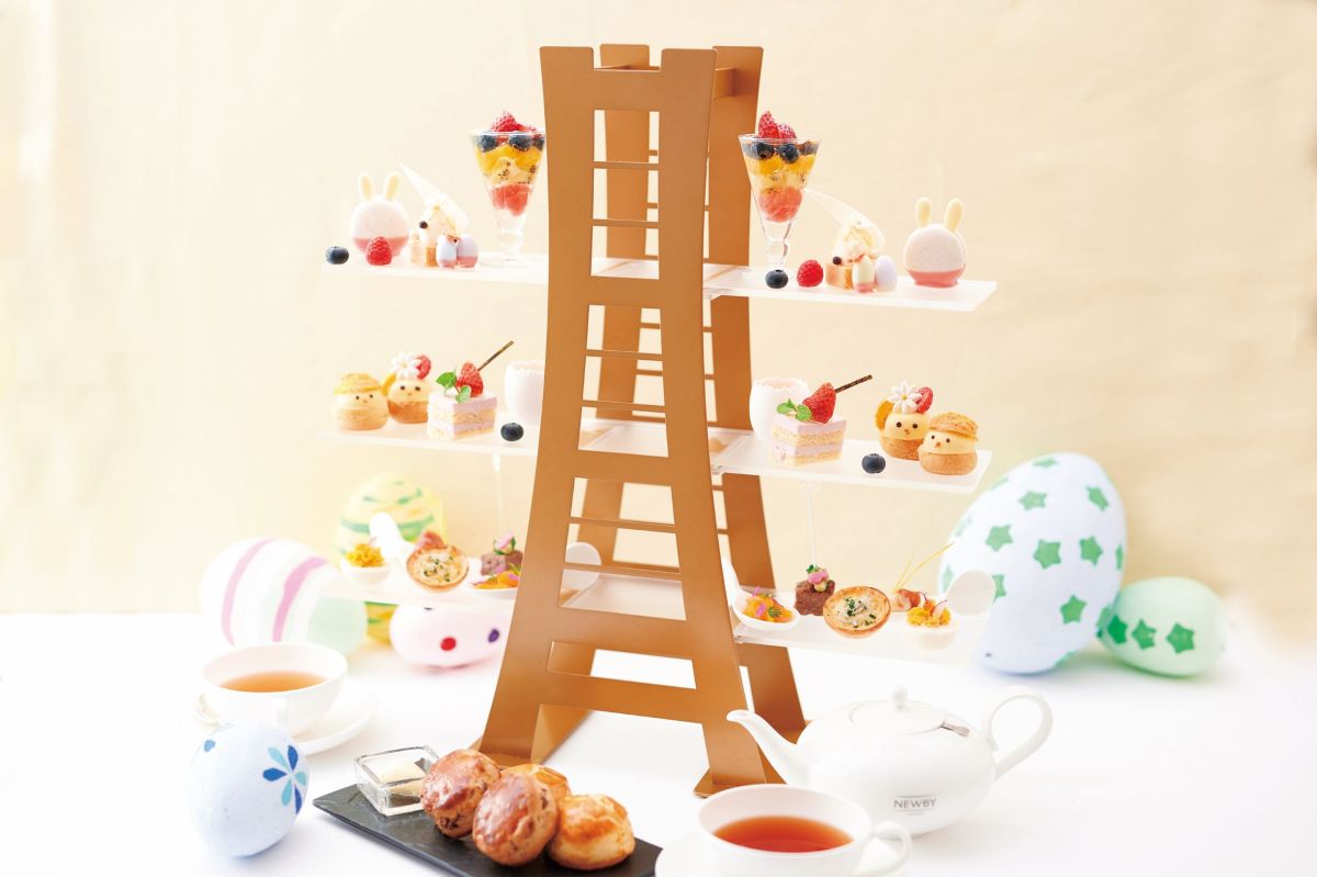ランドマークアフタヌーンティーセット“Easter Party!”　イメージ