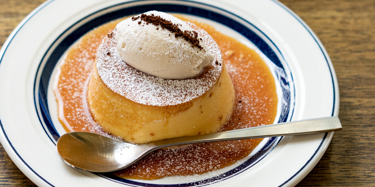 渋谷東「REC COFFEE（レックコーヒー）」のちょっぴりレトロな名物プリン