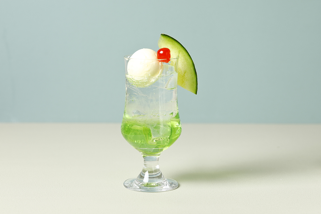 メロンクリームソーダ　イメージ