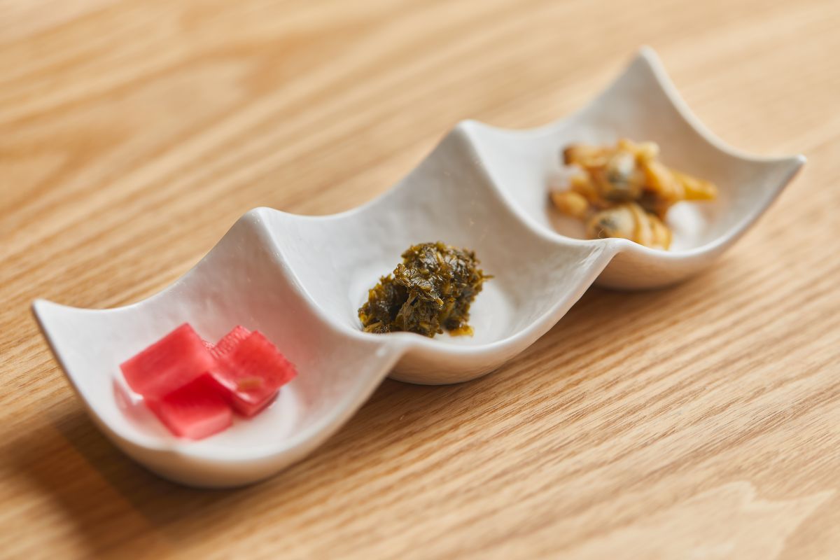 お漬物や佃煮などの付け合わ