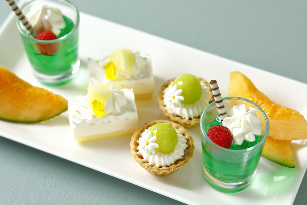 メロンアフタヌーンティー　上段イメージ