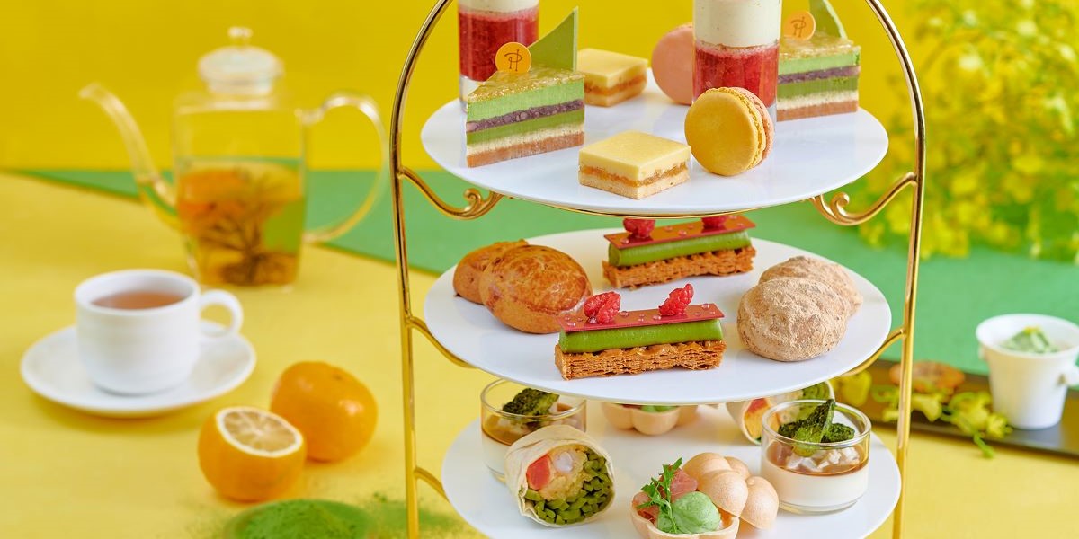 【ホテル インターコンチネンタル 東京ベイ】ピエール・エルメ・パリとコラボ！抹茶と柚子の「ジャポニズムアフタヌーンティー」開催