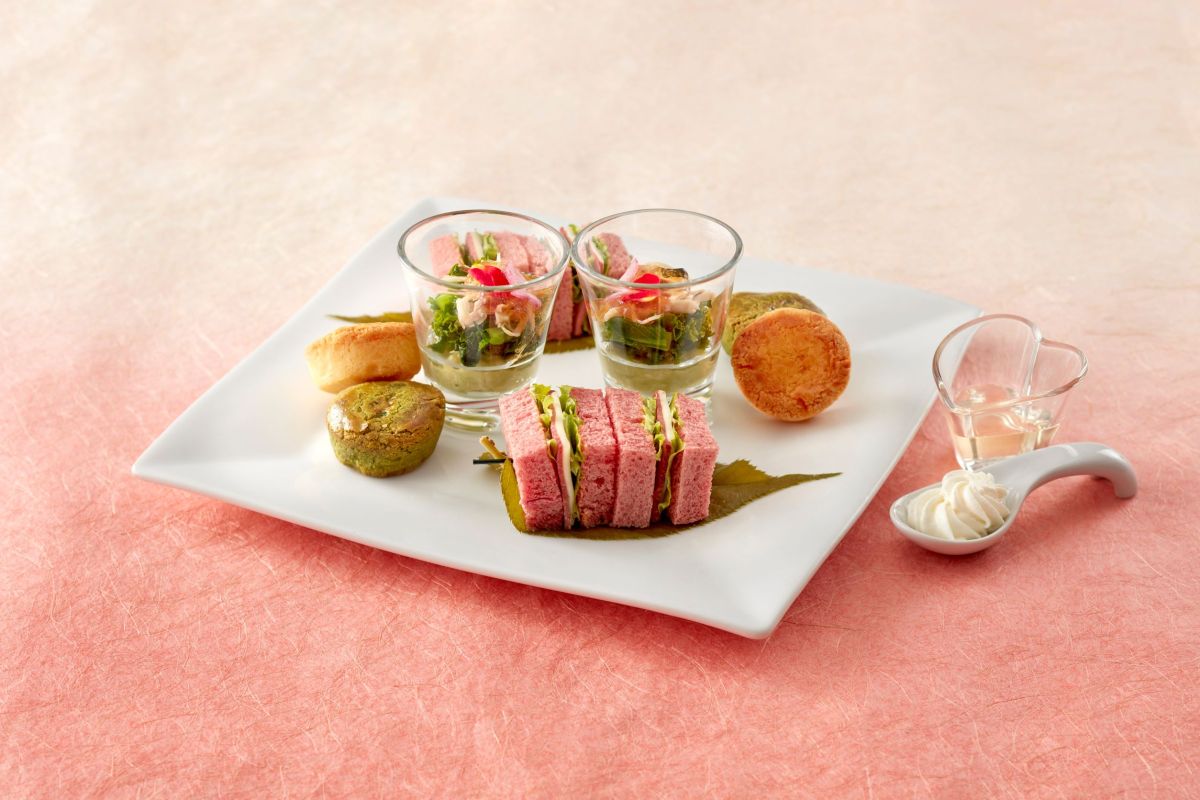 「日本昔話アフタヌーンティーセット～花咲かじいさん～」セイボリー イメージ