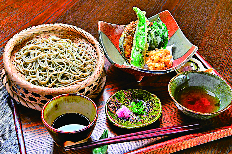 「野山の天せいろ」1900円