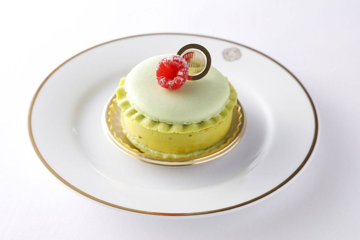 資生堂パーラー「ピスタチオマカロン」1個780円　※エキュート東京・エキュートエディション渋谷限定