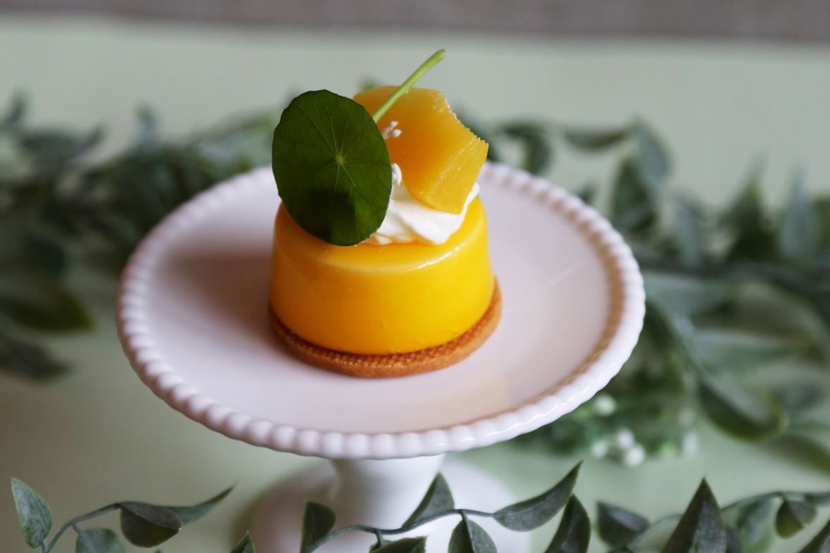 アーモンドとアプリコットムース