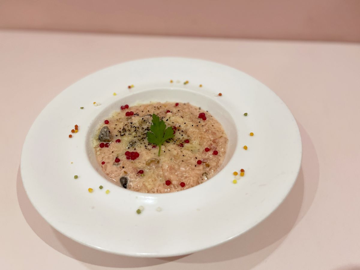 「ピンクチーズリゾット」1100円 