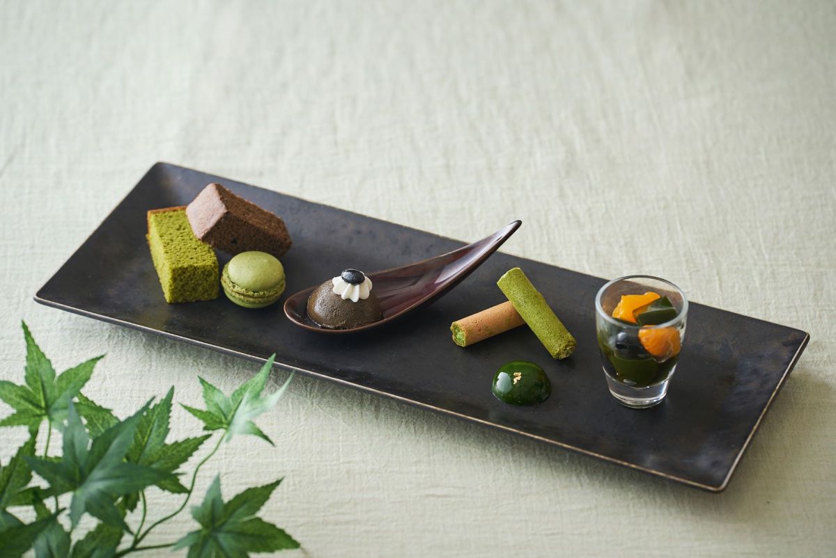 「宇治茶のスイーツコース」プティフール