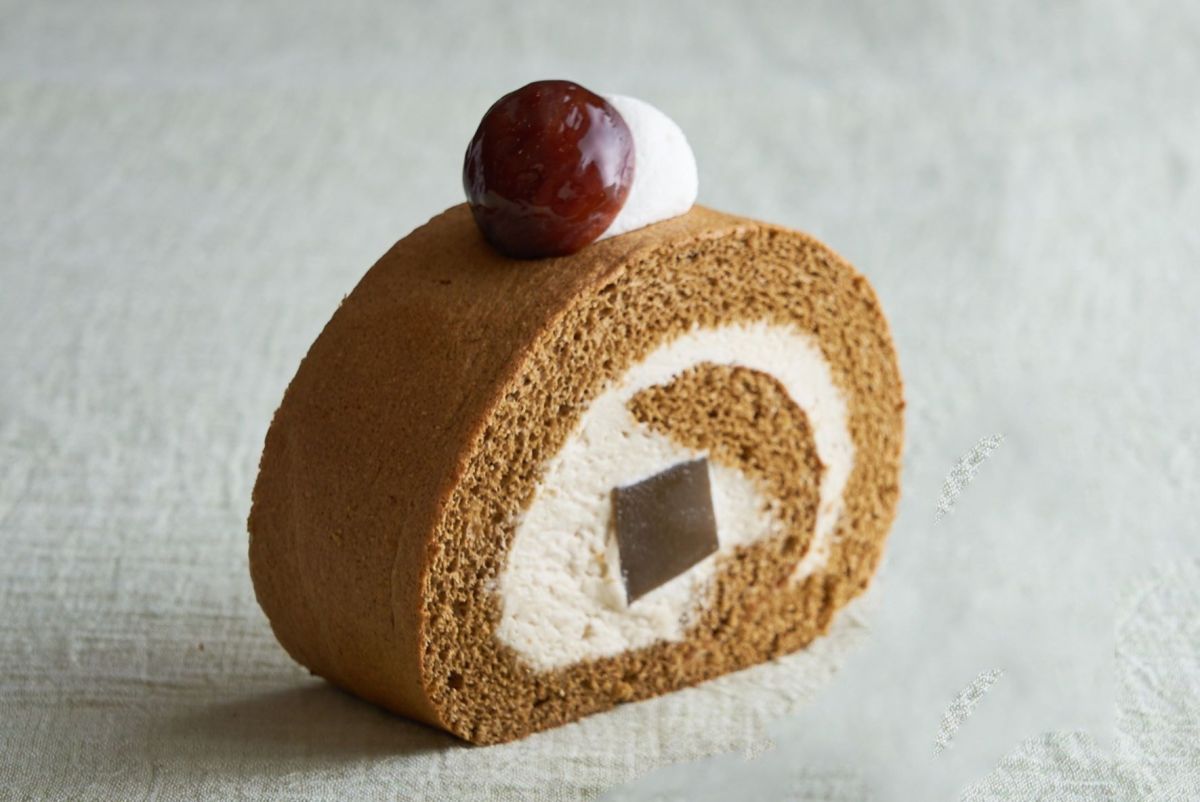 宇治ほうじ茶ロールケーキ 