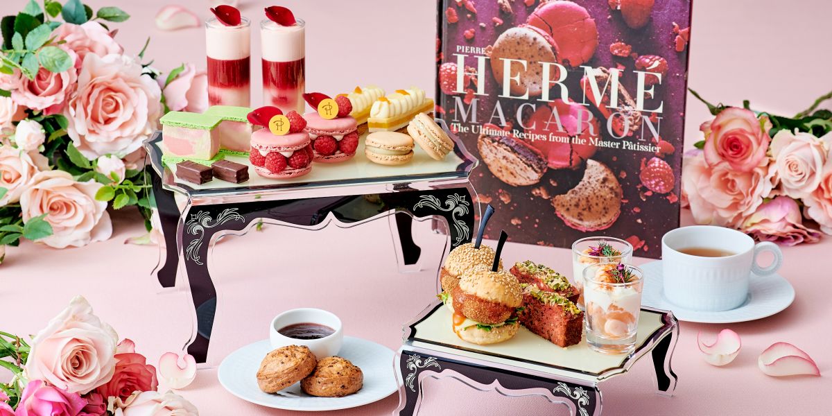 「ピエール・エルメ・パリ」コラボのアフタヌーンティー「Rose Afternoon Tea」が登場！【ザ ストリングス 表参道】