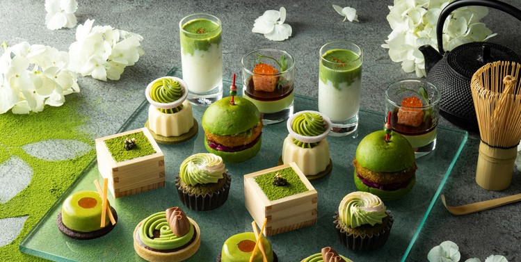 【コンラッド東京】開業以来初登場！新緑の美しい季節に着想を得た「抹茶のエレガントガーデン」アフタヌーンティー開催