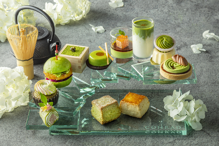 「抹茶のエレガントガーデン」デラックスアフタヌーンティー　イメージ