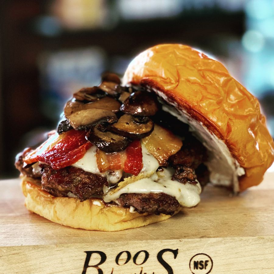 ブッチャー＆バード（ダブルチーズ・バーガー）