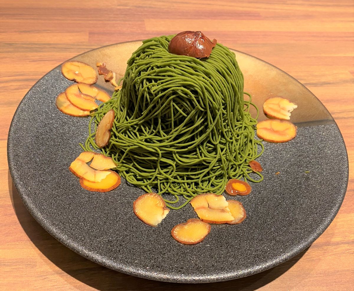 「生しぼりお濃い抹茶モンブラン」1650円