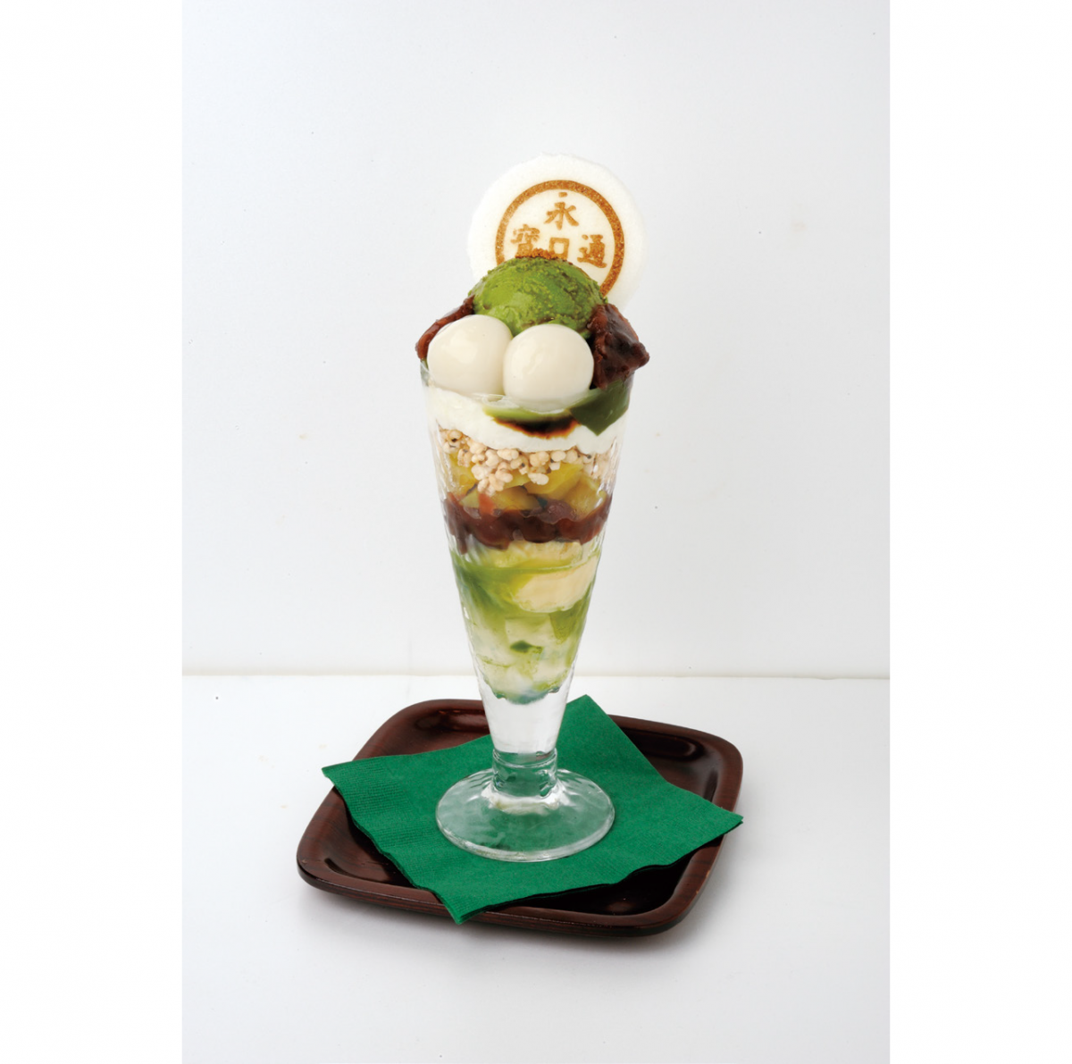 「楽・抹茶パフェ」1100円