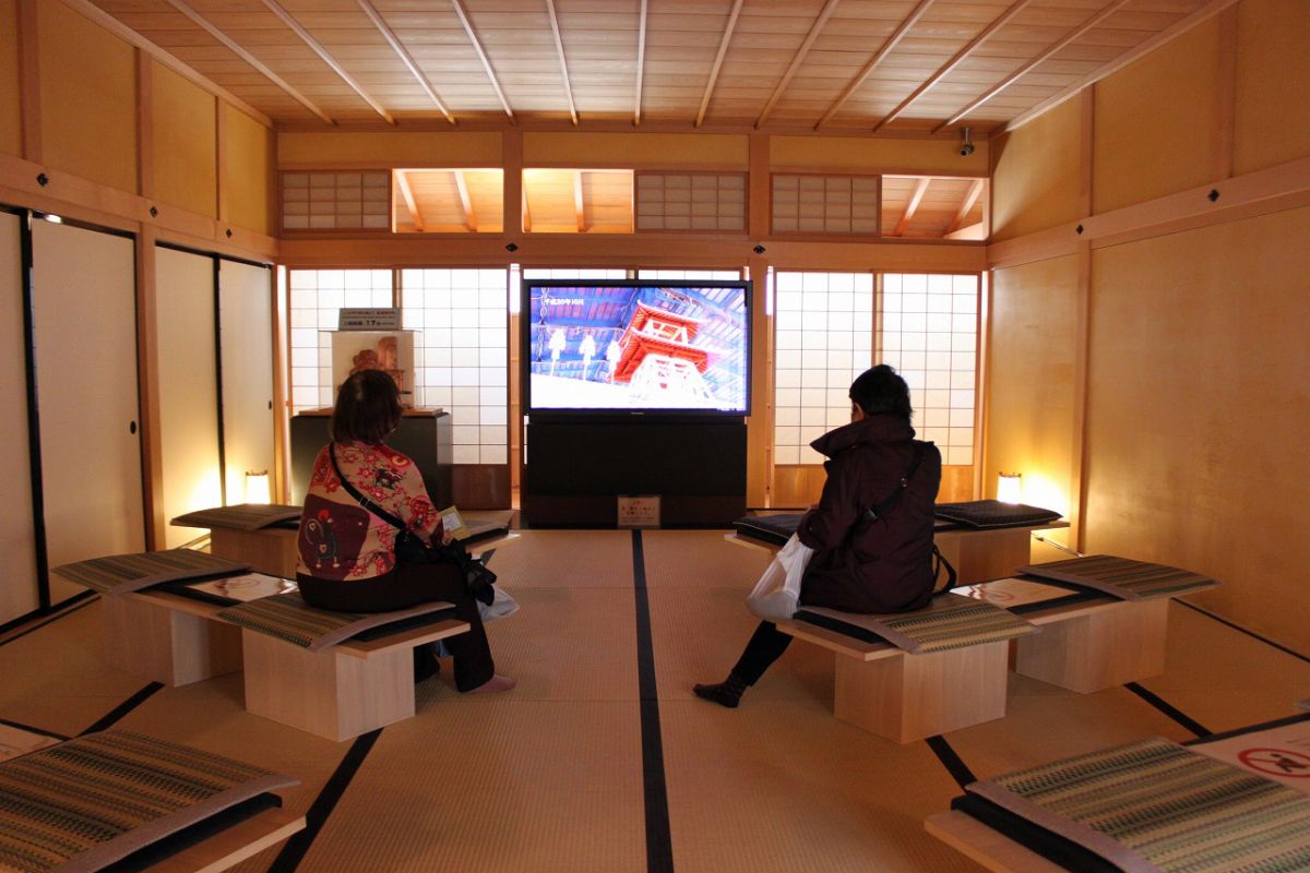 箱館奉行所復元工事の様子を紹介するDVD