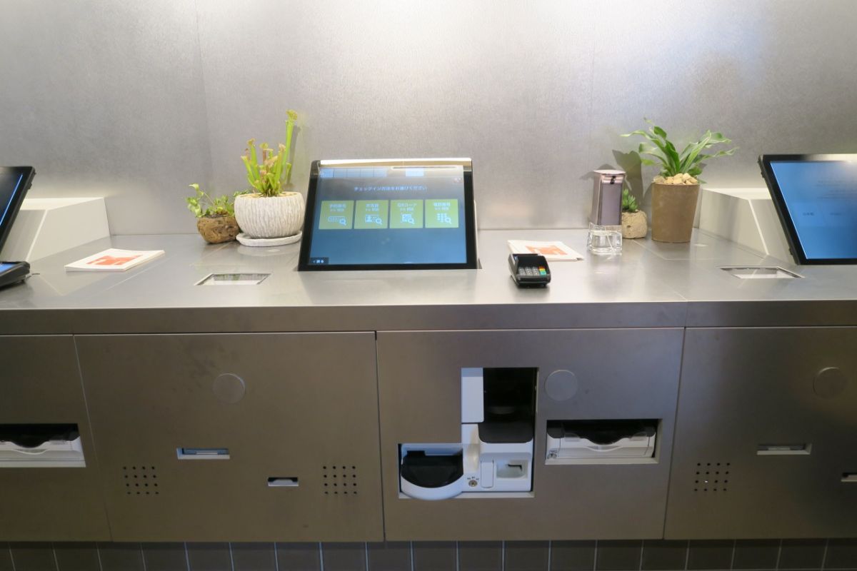 わかりやすい設計のチェックイン機