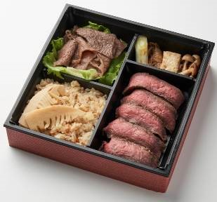味の梅ばち「米沢牛ＧＷ弁当」2916円　※4月20日～販売
