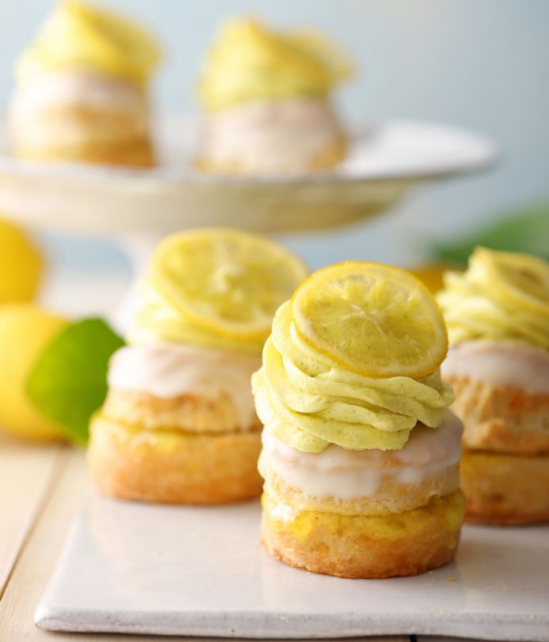 “レモンブラン”のスコーンサンド 1個380円