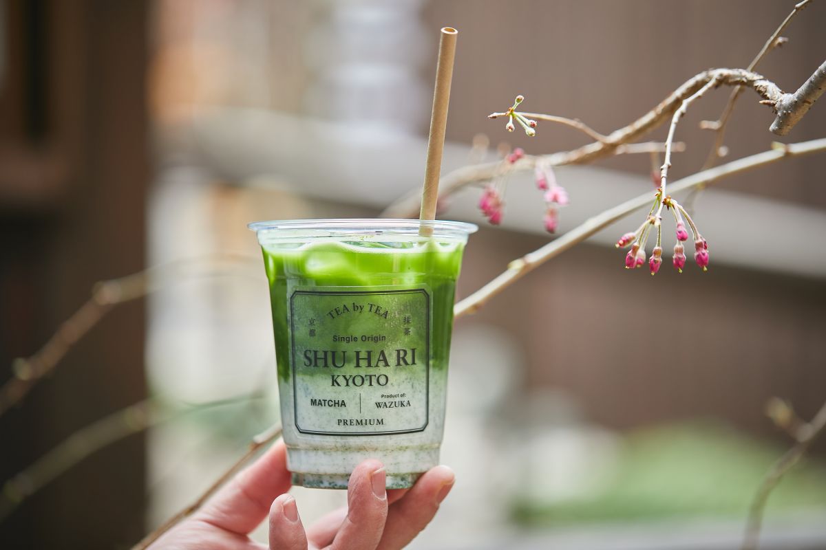 シングルオリジン抹茶のラテ590円