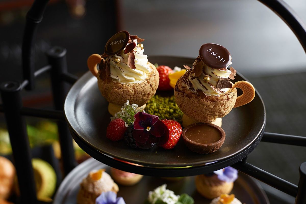 「プティシュー アフタヌーンティー」上段イメージ（2名分）