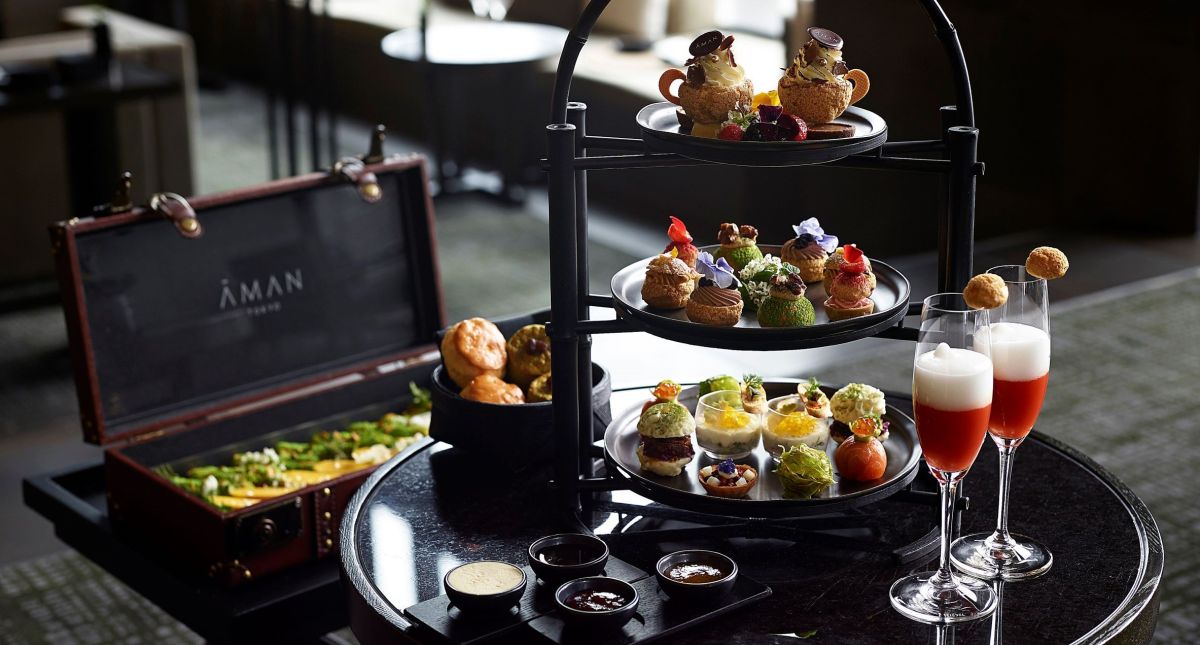 【アマン東京】色彩あふれるプティシューと旬の食材によるセイボリーが楽しめる「プティシュー アフタヌーンティー」が期間限定で登場！