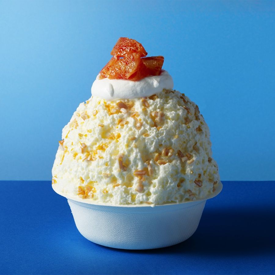 氷屋ぴぃすの「ブラッドオレンジレアチーズ」1601円〈販売期間：4月26日（火）～5月2日（月）〉